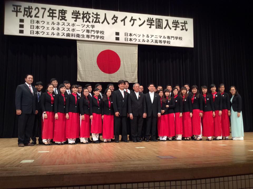 buổi lễ khai giảng đầu năm học ở Nhật Bản